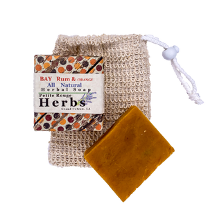 BAY Rum & Orange All Natural Herbal Soap