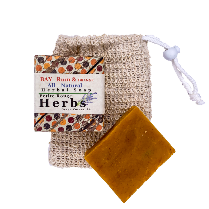 BAY Rum & Orange All Natural Herbal Soap