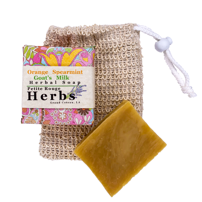 Orange Spearmint Goat's Milk Herbal Soap