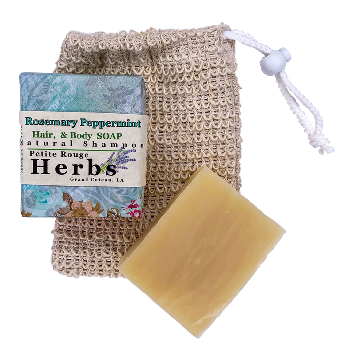 Rosemary Peppermint Hair, & Body Soap Herbal Soap