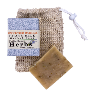 Unscented Oatmeal Goats Milk Herbal Soap