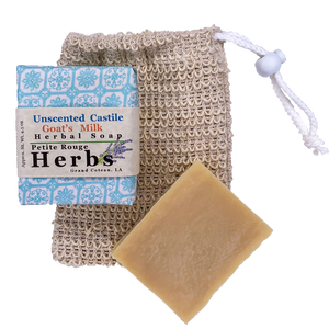 Unscented Castile Goat's Milk Herbal Soap